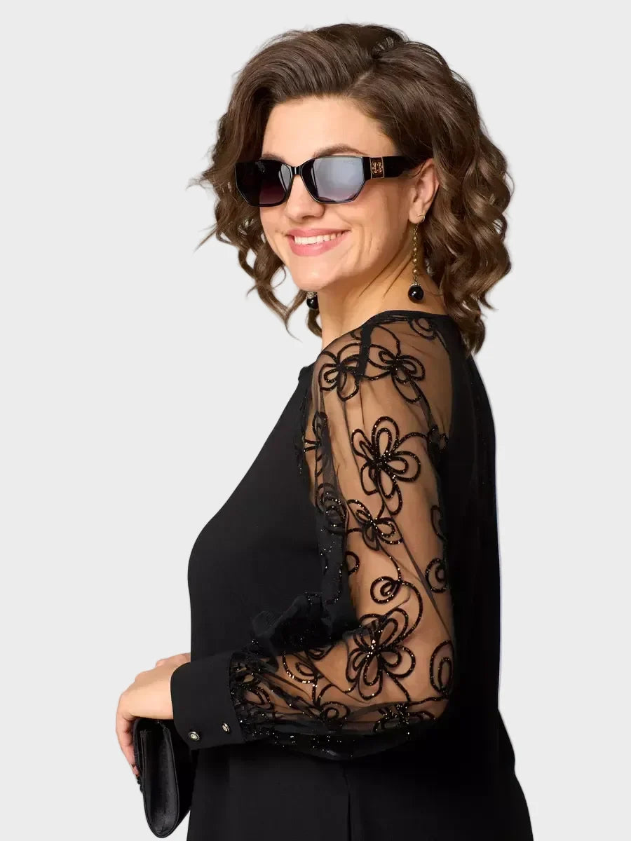 Celina - Klassisches Midikleid für besondere Anlässe