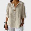 Nicole - Elegante Bluse mit V-Ausschnitt
