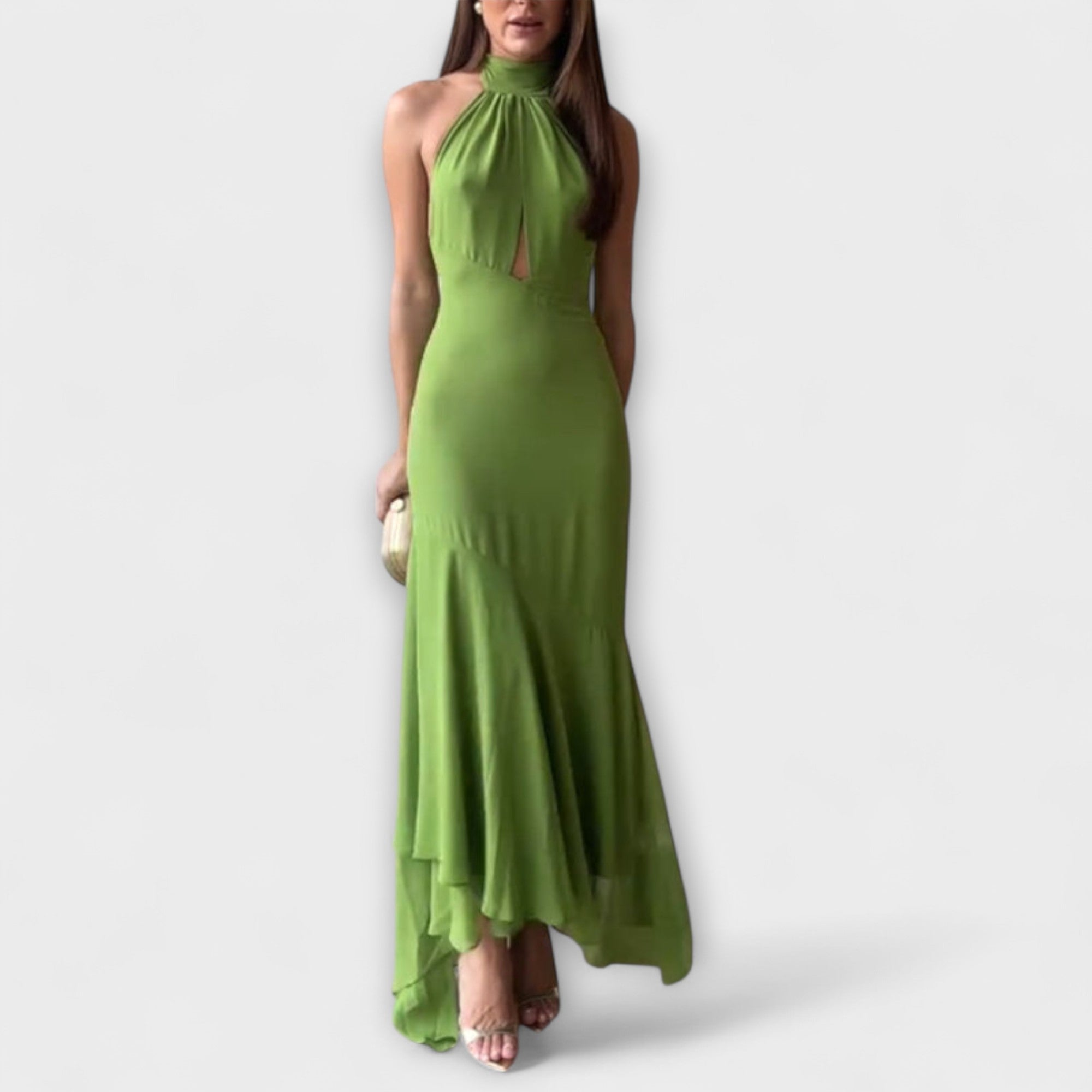 Elodie - Schickes asymmetrisches Maxikleid