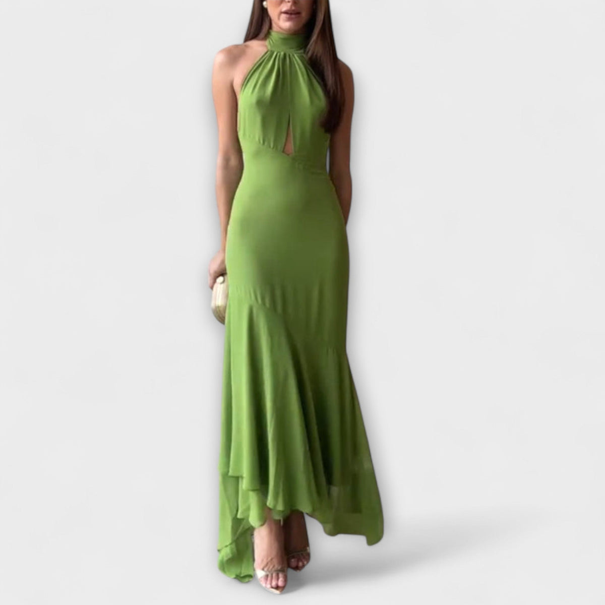 Elodie - Schickes asymmetrisches Maxikleid