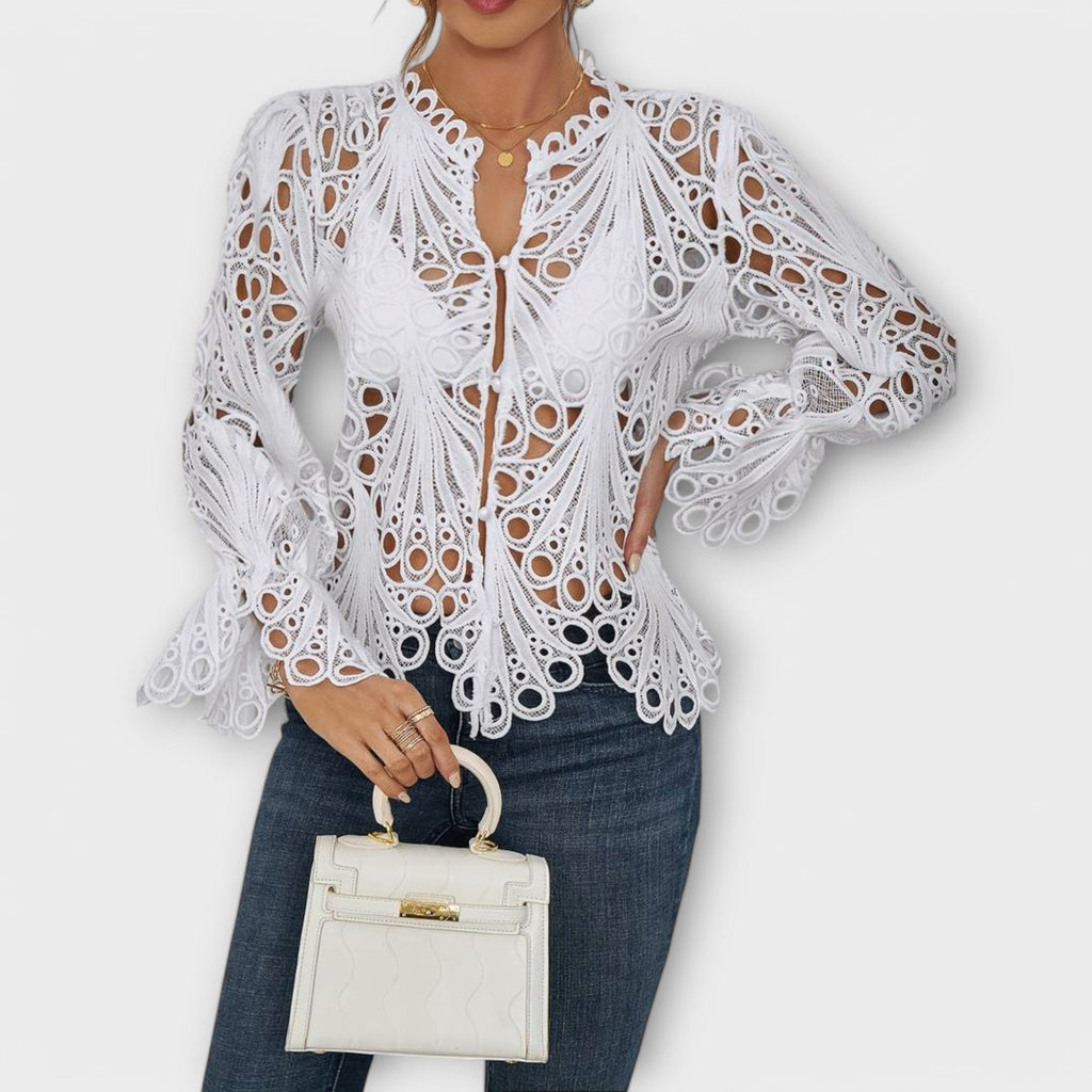 Savannah - Asymmetrische Bluse