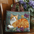 Gesteppte Tasche - Verspielte Katze