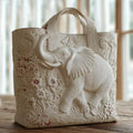 Gesteppte Tasche - Elefant