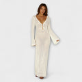 Anne - Weisses Luna Strandkleid
