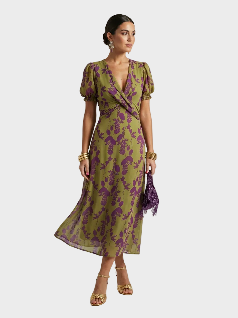 Natalia - Midikleid mit Blumenmuster