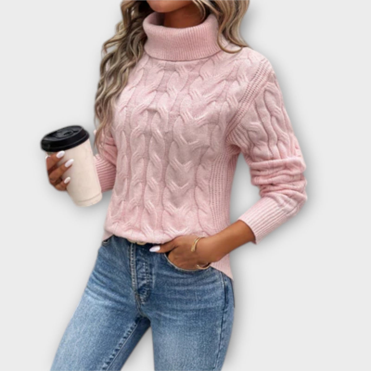 Amelia – Eleganter Rollkragenpullover