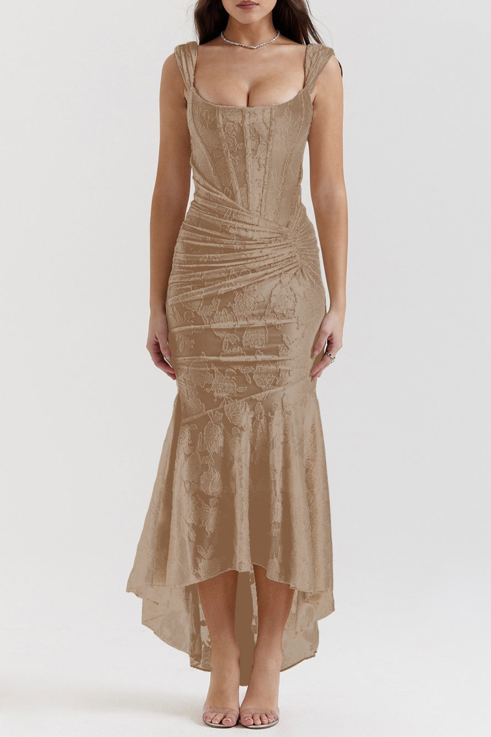 Alexandra - Elegantes Kleid mit asymmetrischem Rock