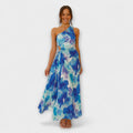 Sienna - Elegantes Cut-Out Maxikleid