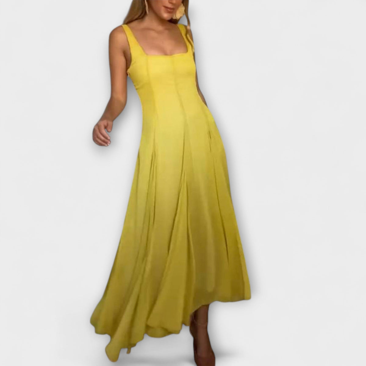 Lilith - Kleid mit quadratischem Ausschnitt