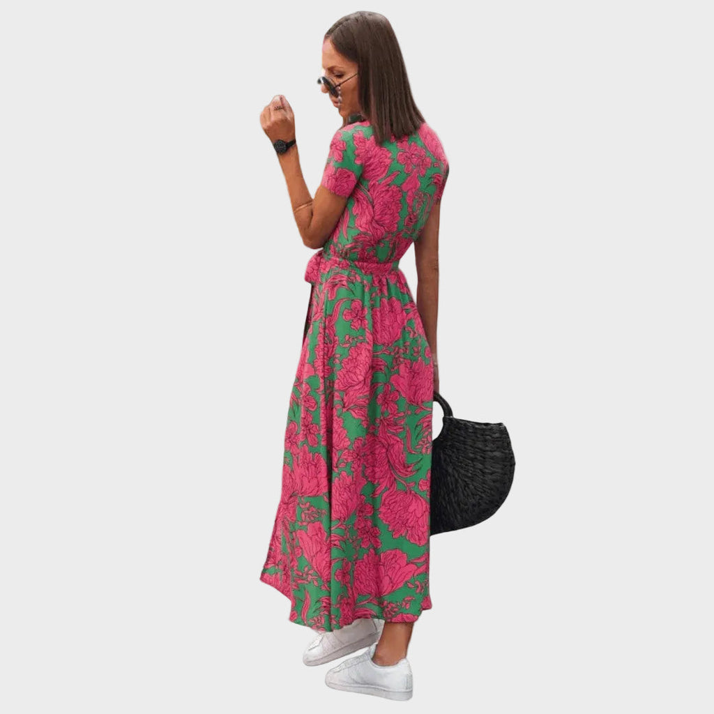 Aldona - Fliessendes Wickelkleid