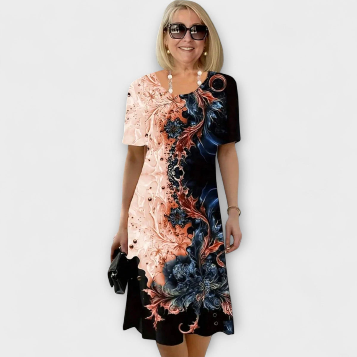 Barbara - Sommerblumenbrise Kleid