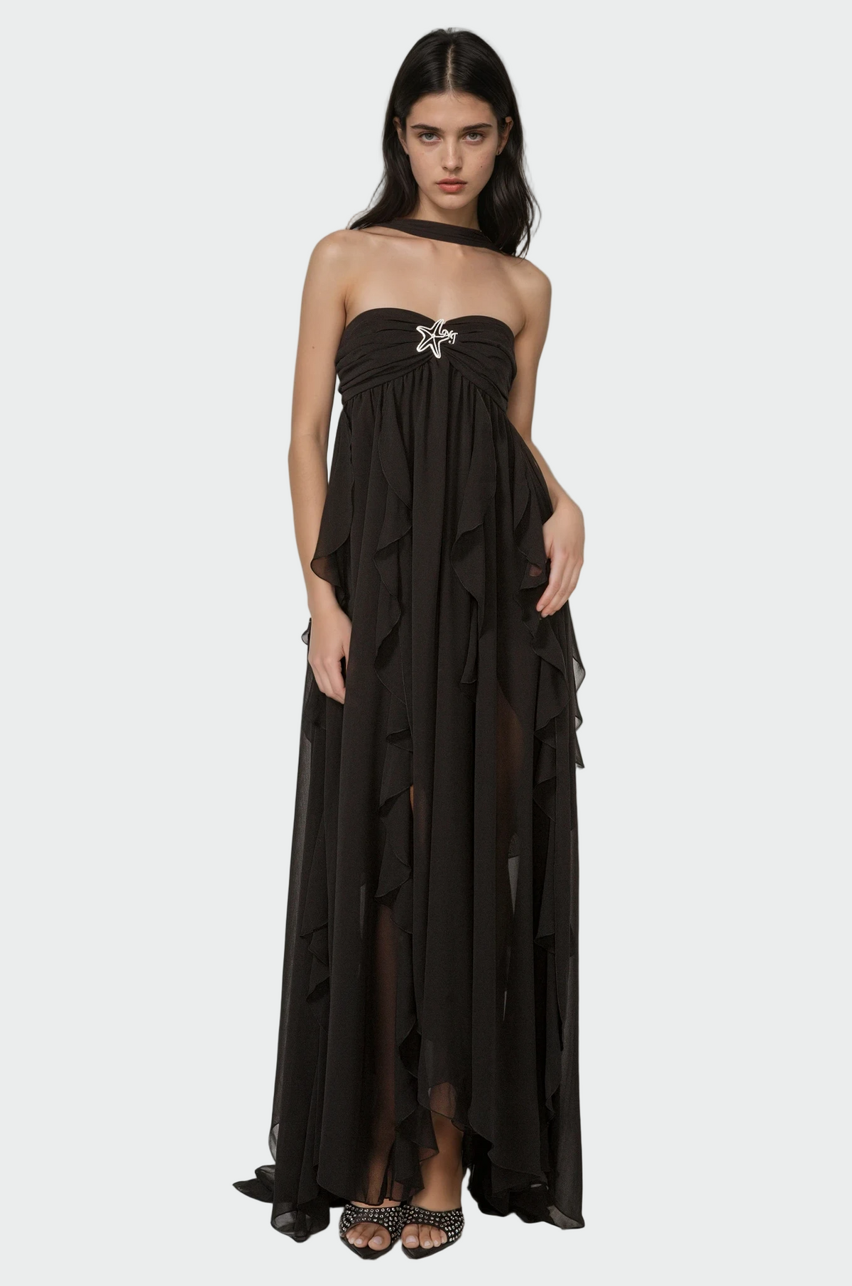 Petra - Maxikleid mit schmalen Trägern