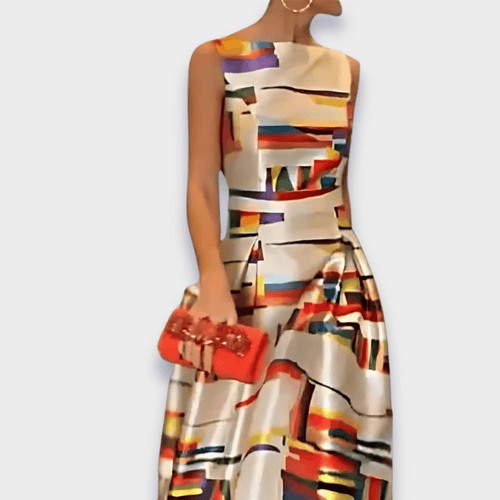 Babette - Langes Kleid aus Premium-Stoff