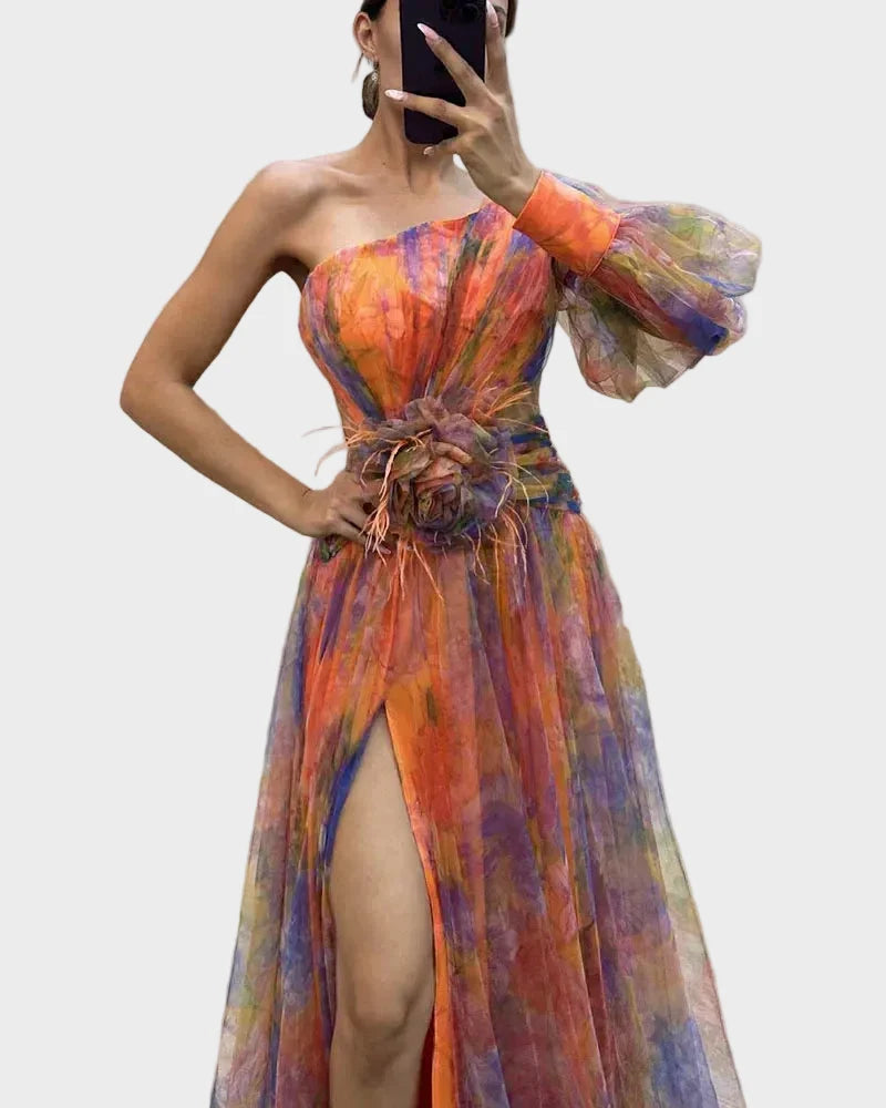 Nana - Elegantes Kleid mit langen Ärmeln