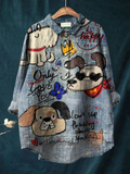 Ariane | Lässiges T-Shirt mit niedlicher Hundekunst