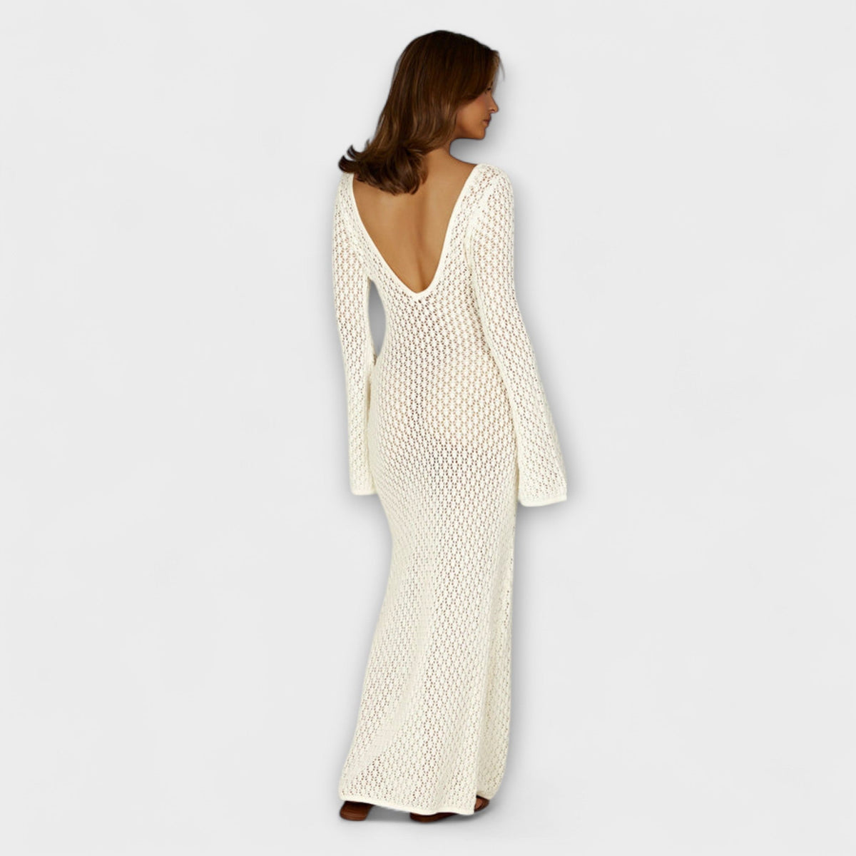 Anne - Weisses Luna Strandkleid
