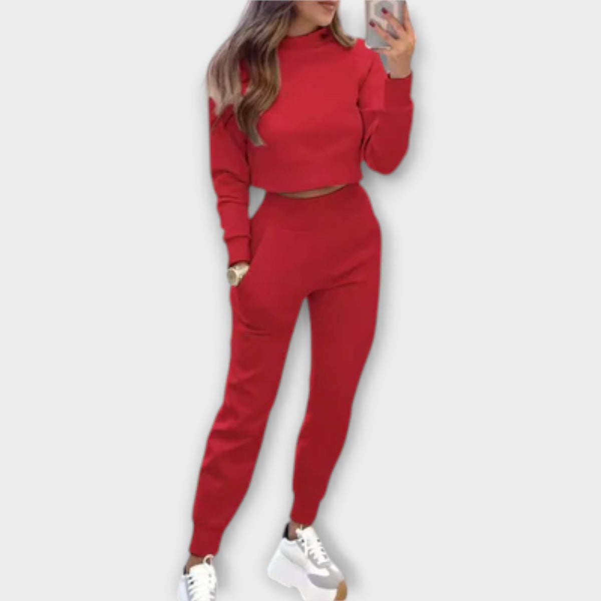 Jogginganzug Damen Pullover und Hose Lockere Passform – Brooklyn