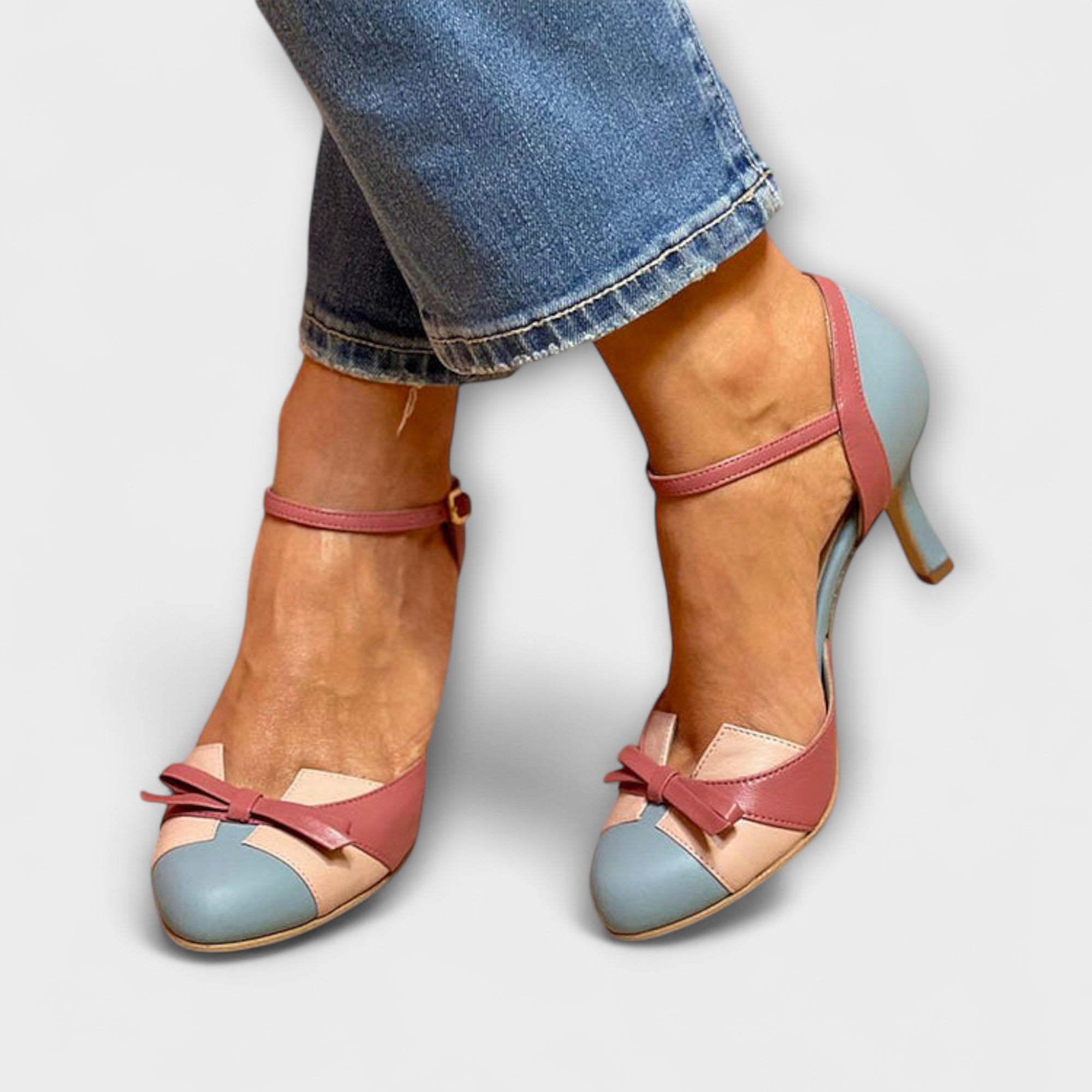 Pumps Damen Orthopädisch Gepolstert Blockabsatz Elegant – Savara