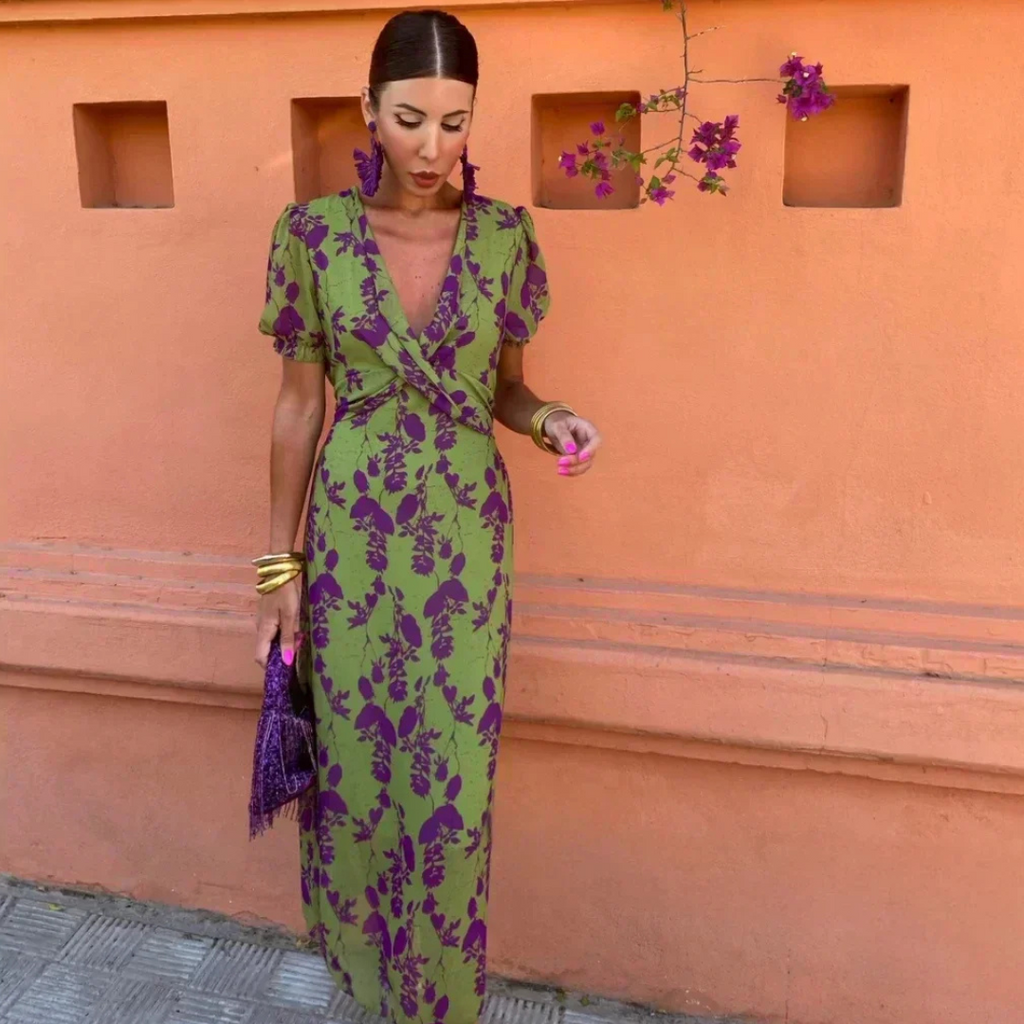Sommerkleid Damen Blumenmuster Leicht und Luftig – Zoé