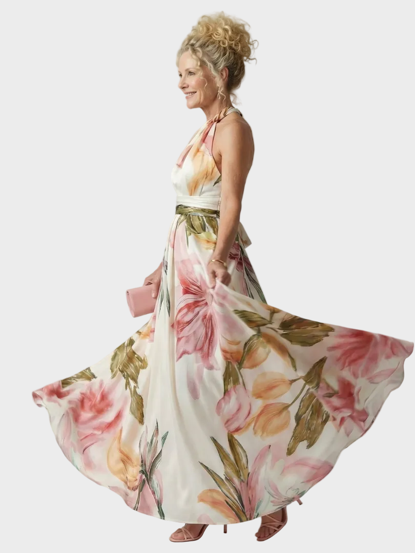 Emilia - Maxikleid mit Blumenmuster