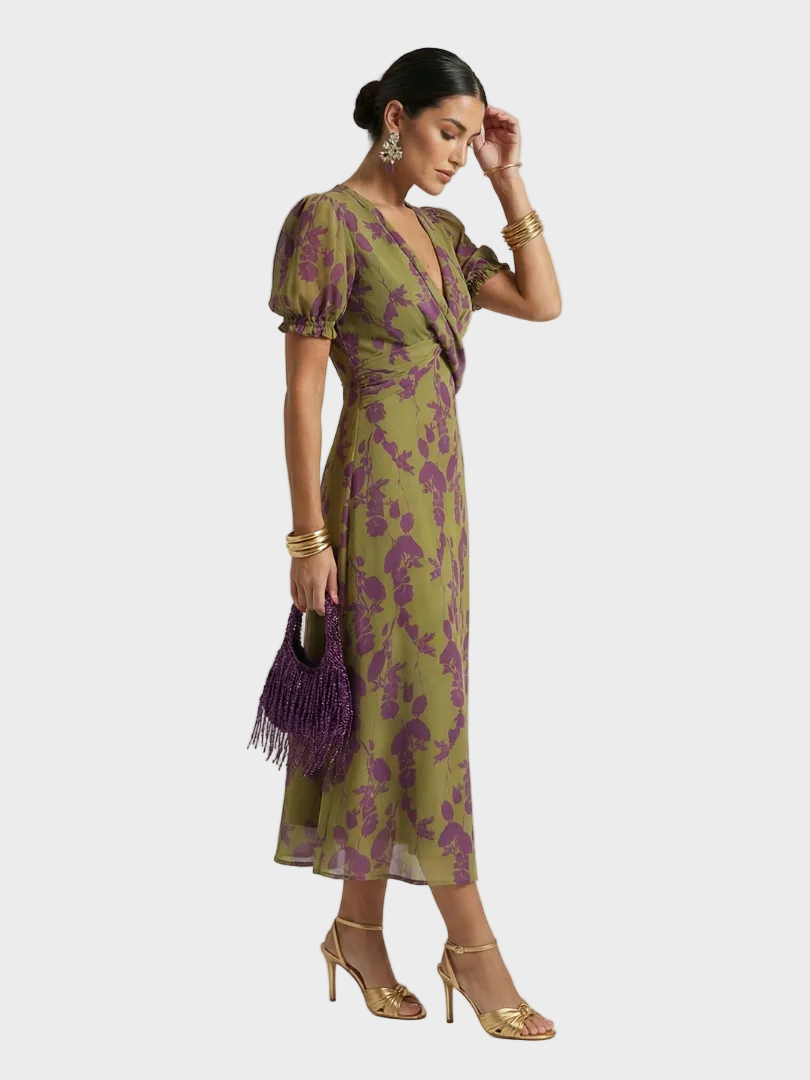 Natalia - Midikleid mit Blumenmuster