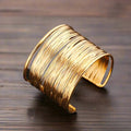 Armband Damen Goldfarben Retro-Design Gliederarmband – Emilia
