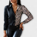 Helena - Schlichte und stilvolle Leo-Bluse