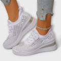 Giselle – Schillernde Orthopädische Sneakers mit Strass
