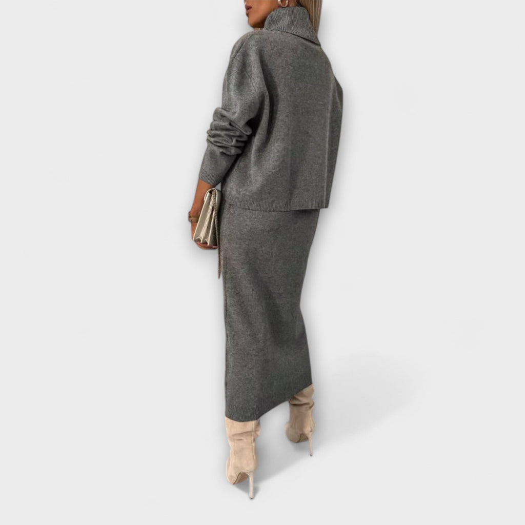Solange - Kleid mit passendem Rollkragen-Set