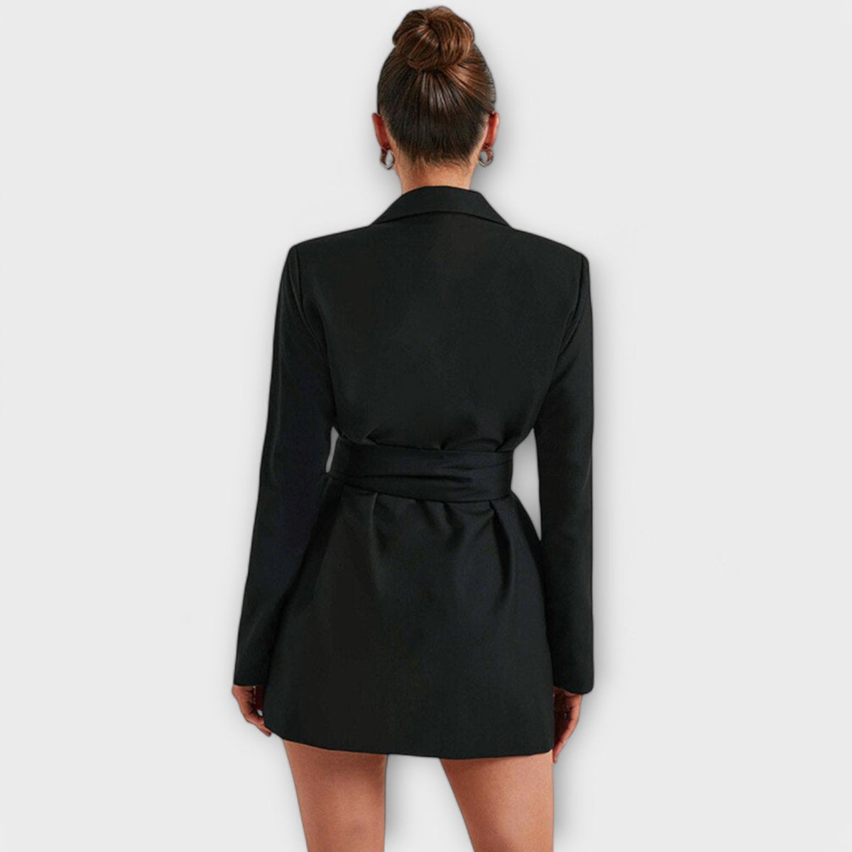 Blazerkleid mit V-Ausschnitt