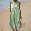 Bequemes Sommerkleid Ärmellos