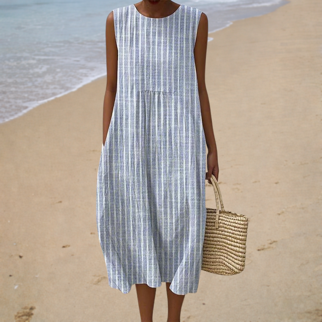 Bequemes Sommerkleid Ärmellos