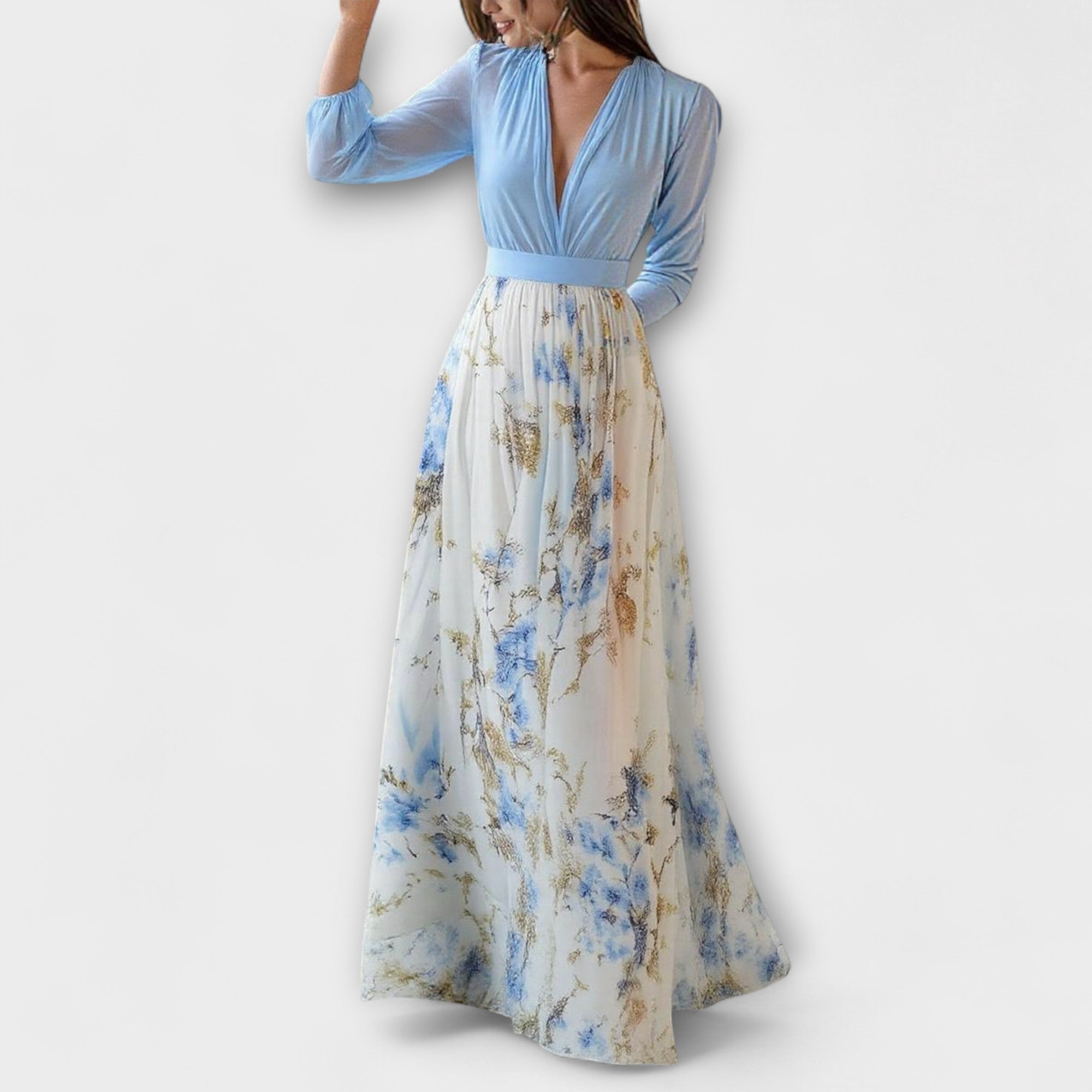 Harper - Blumen-Maxikleid