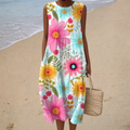 Bequemes Sommerkleid Ärmellos