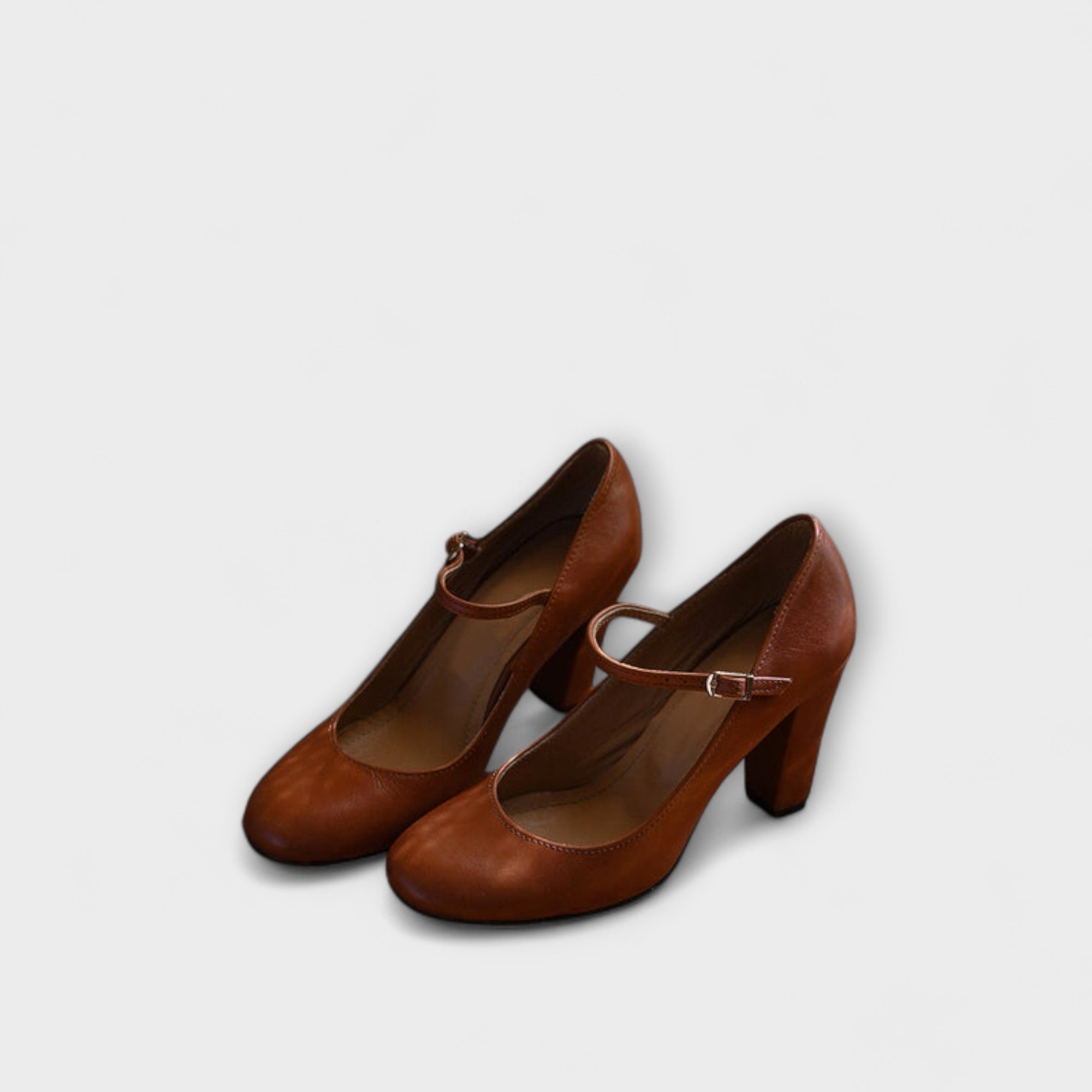 Spangenpumps Damen Riemchen Blockabsatz Bequem – Bravina
