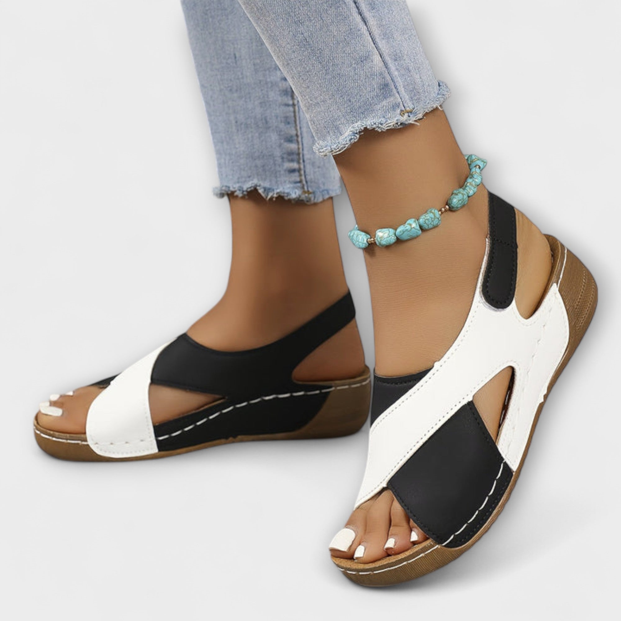Aby - Orthopädische Atmungsaktive Wandersandalen für Damen