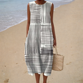Bequemes Sommerkleid Ärmellos