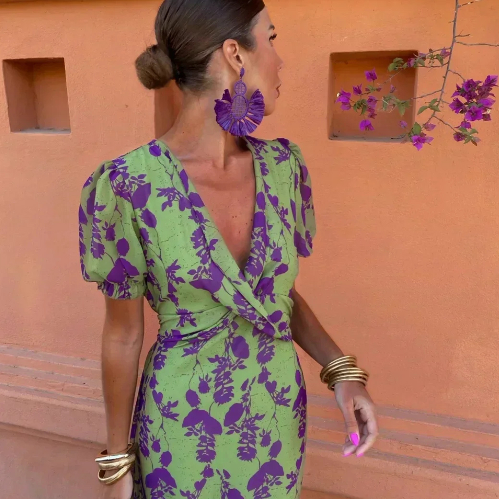 Sommerkleid Damen Blumenmuster Leicht und Luftig – Zoé