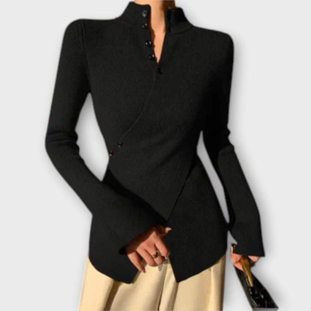 Michiko – Eleganter Slim Fit Pullover
