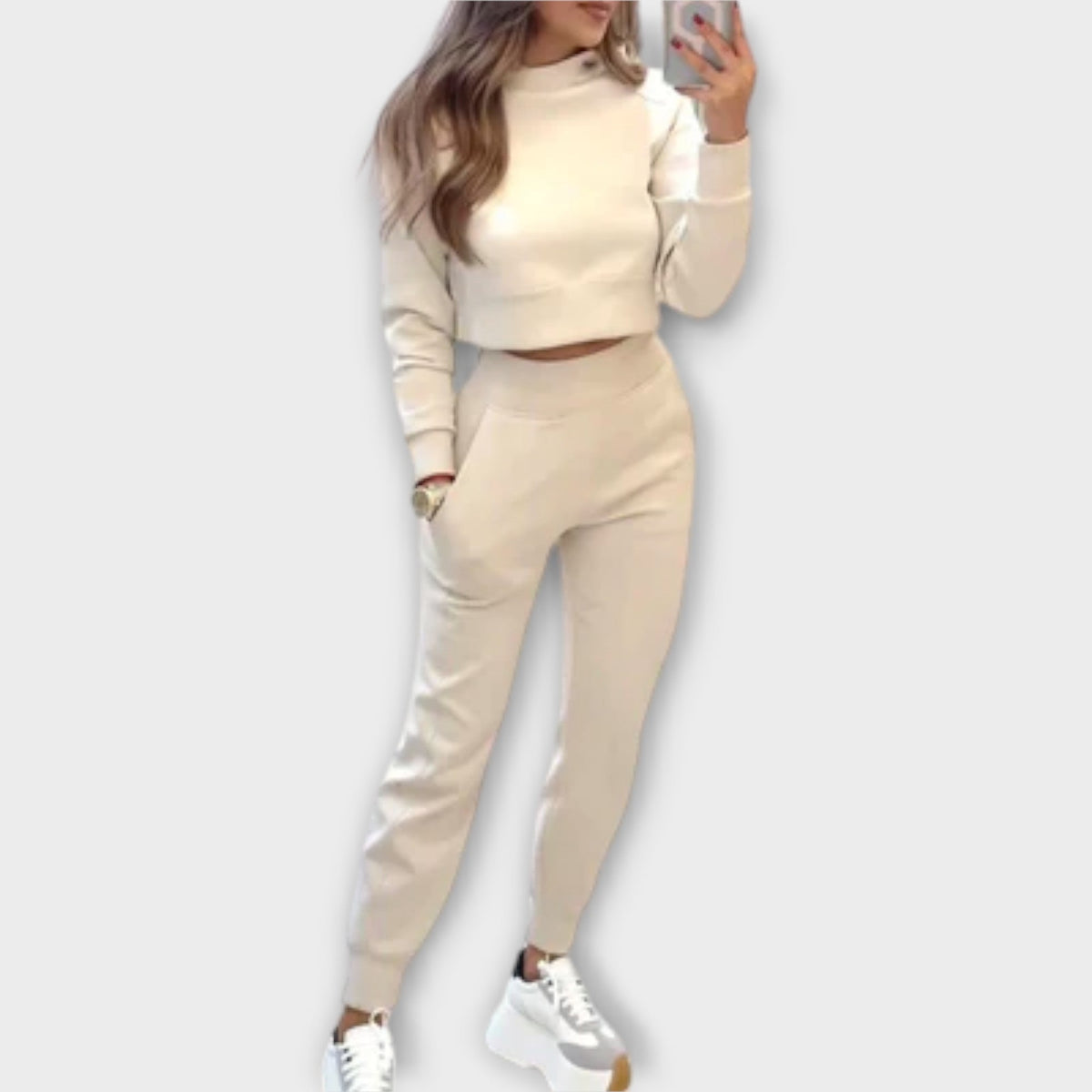 Jogginganzug Damen Pullover und Hose Lockere Passform – Brooklyn