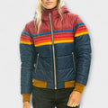 Parka Damen Kunstfellkapuze Retro Warm Marineblau Schwarz – Roswitha