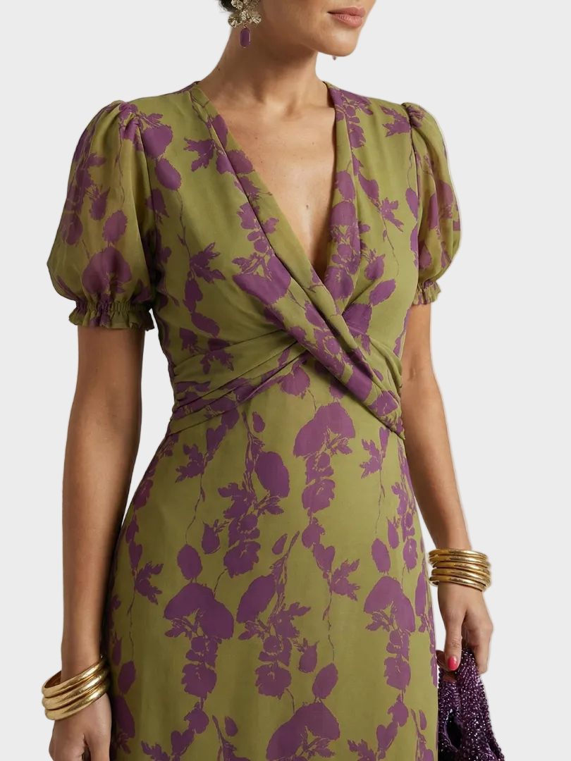 Natalia - Midikleid mit Blumenmuster