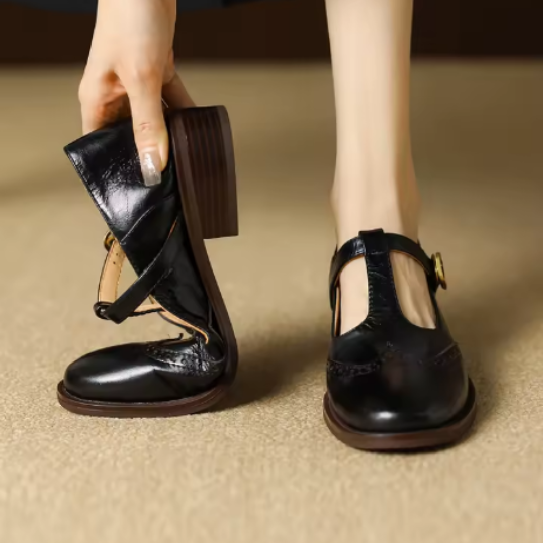 Amélie - Klassische Riemchenschuhe