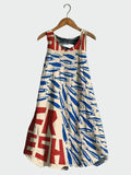Kleid mit Sardinenmuster