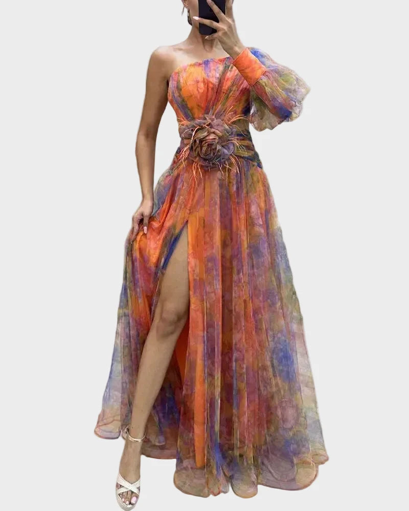 Nana - Elegantes Kleid mit langen Ärmeln