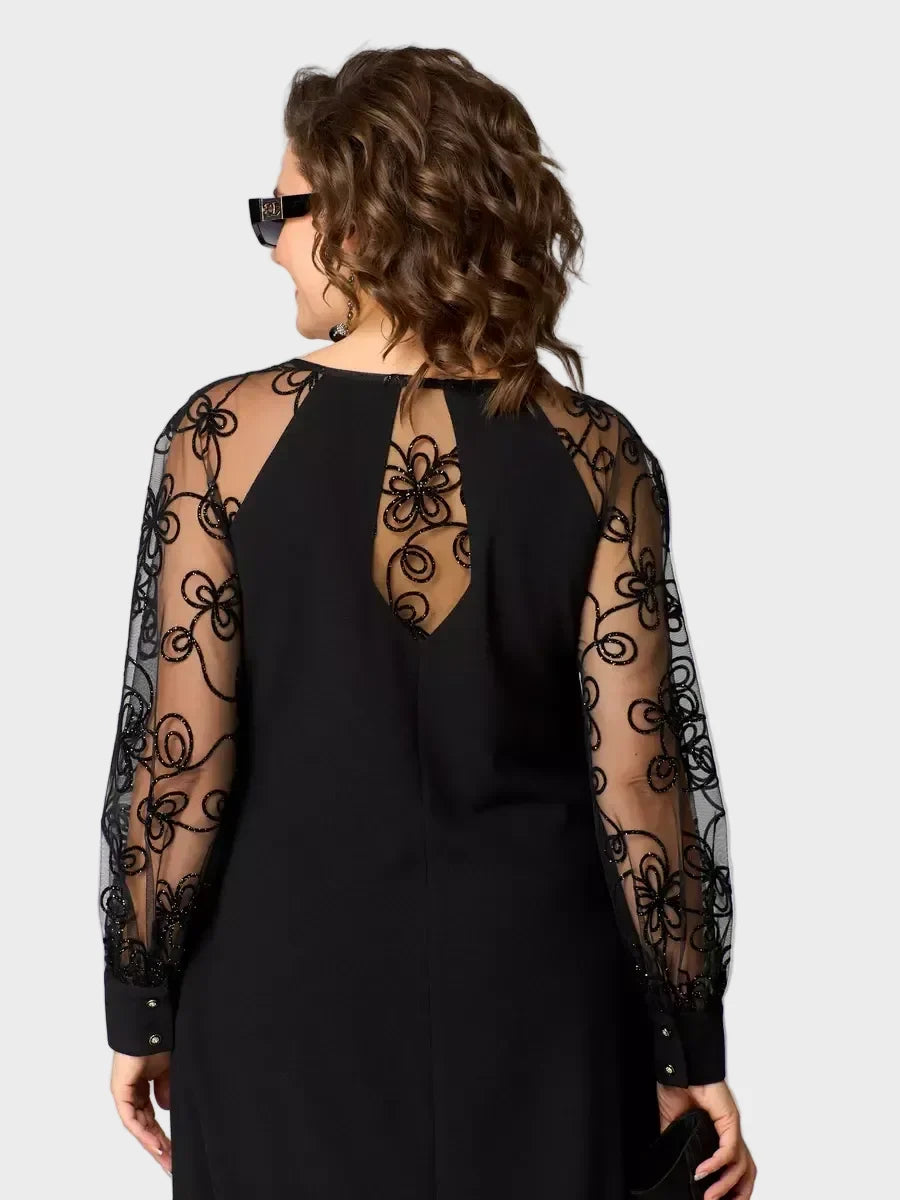 Celina - Klassisches Midikleid für besondere Anlässe