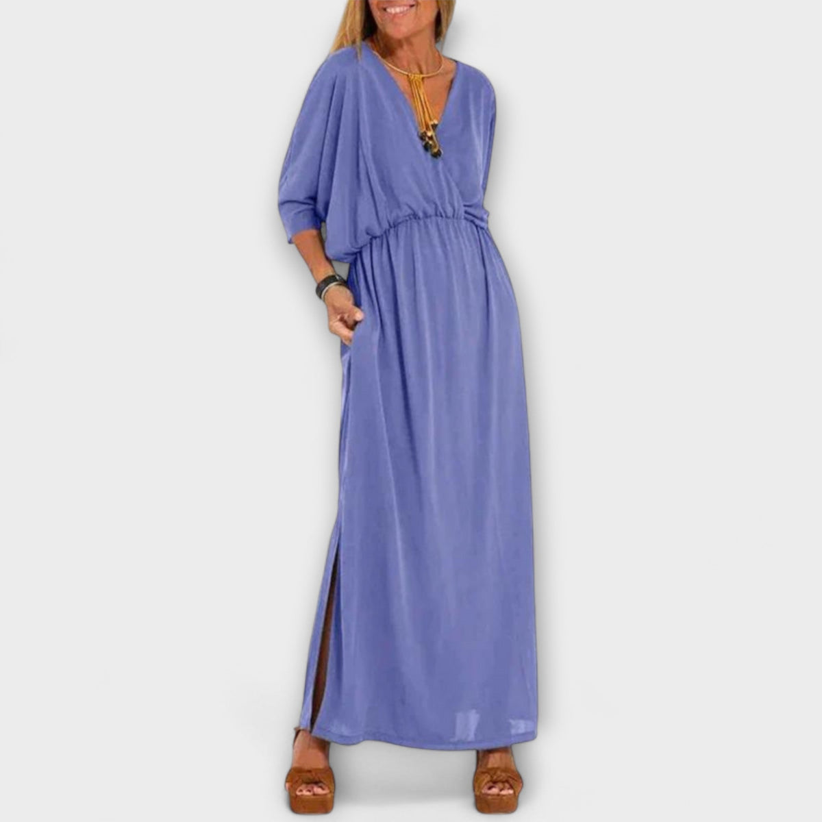Lani - Retro-Maxikleid