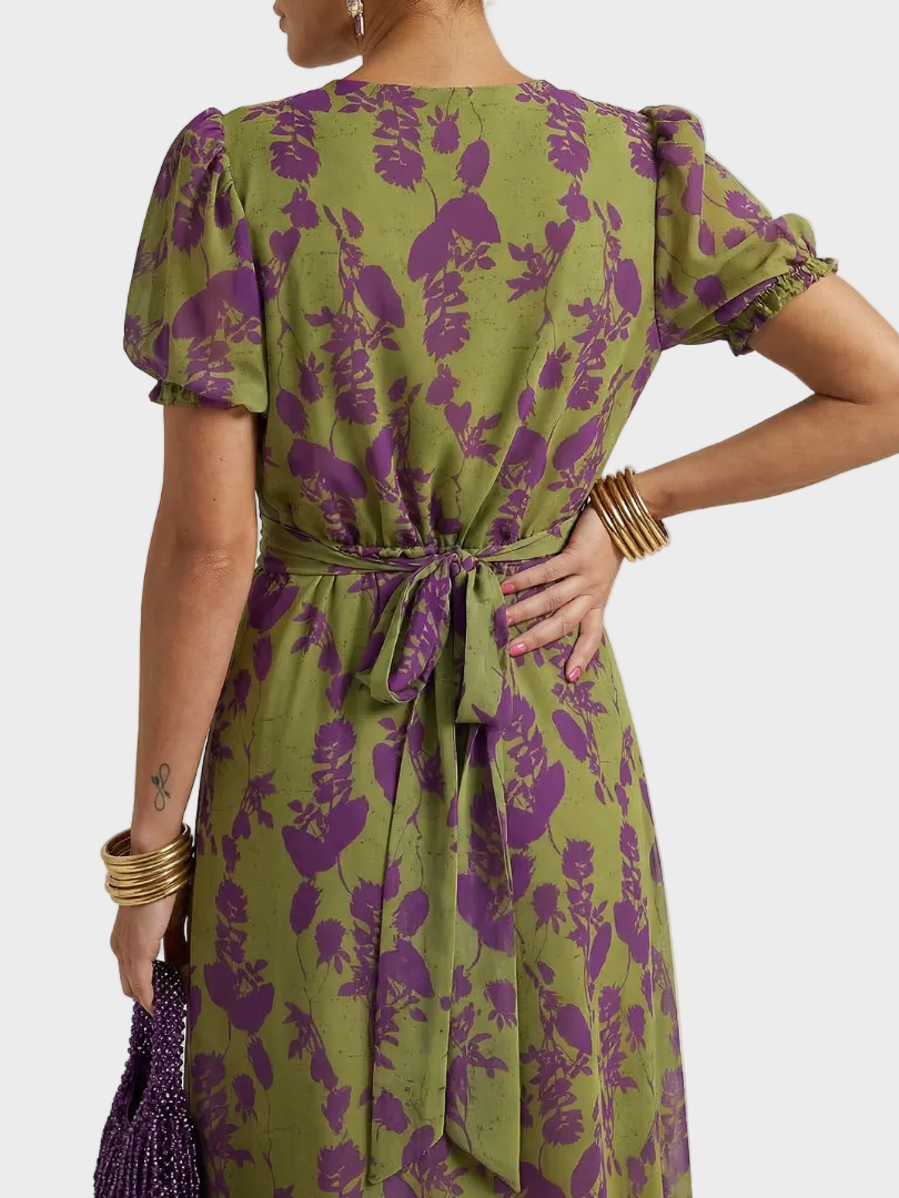 Natalia - Midikleid mit Blumenmuster