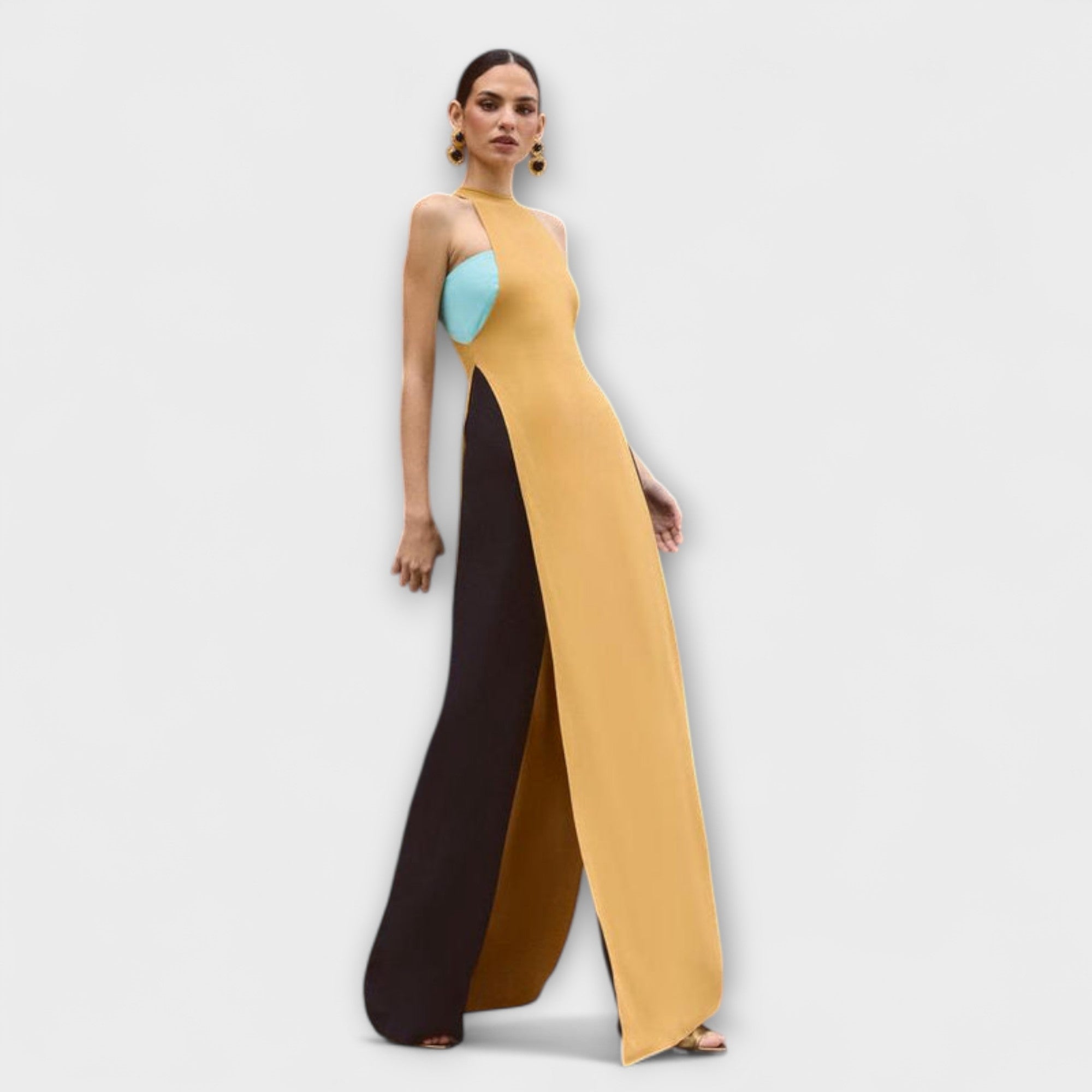 Kimberly - Dunkeltürkiser Jumpsuit