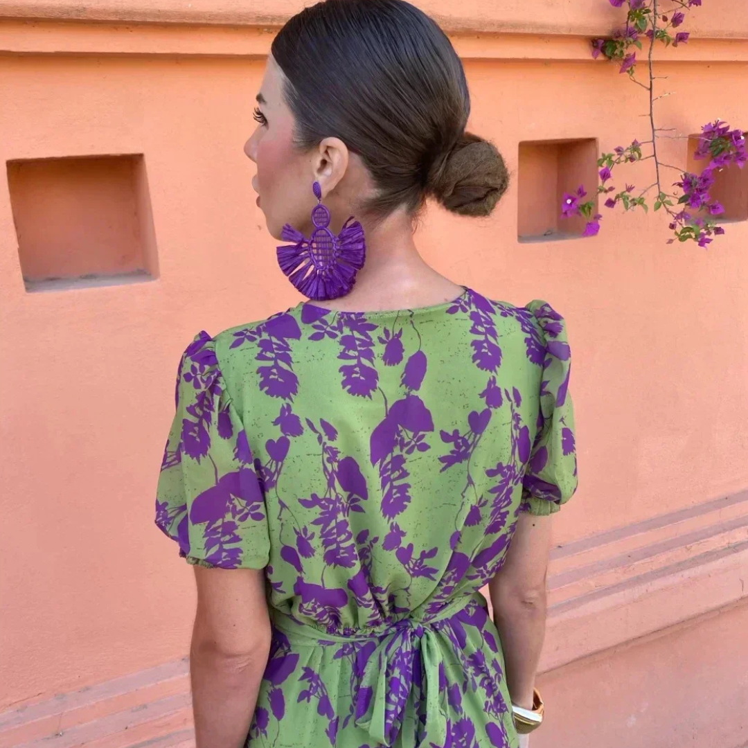 Sommerkleid Damen Blumenmuster Leicht und Luftig – Zoé